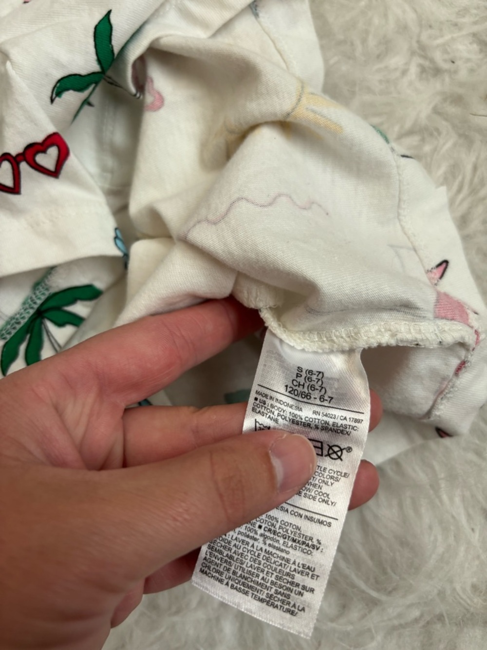 Old Navy Girls Multi Colored Tropical Beachy AOP Smocked Romper - Picture 4 of 4
